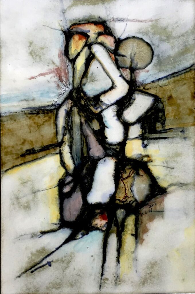 13678 - A quella donna seduta che piangeva - 30x45 cm