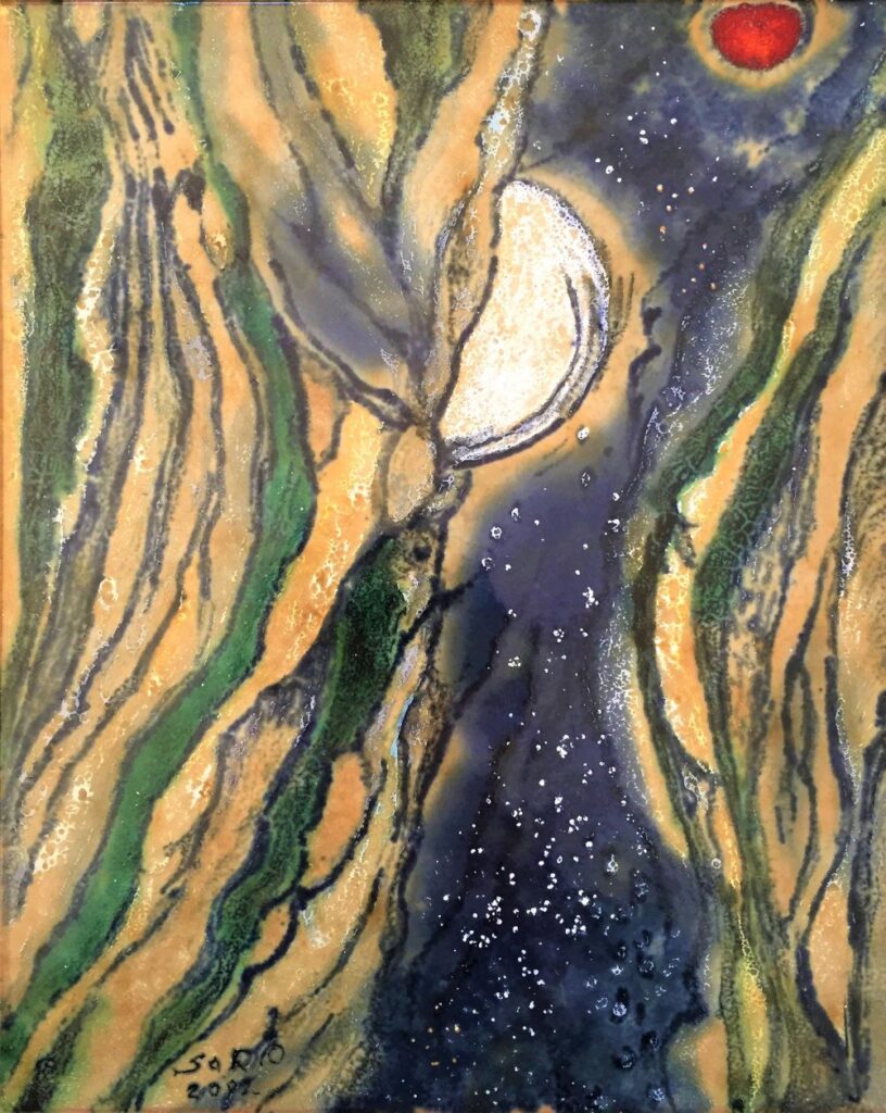 2001 - La Luna - 20x25 cm