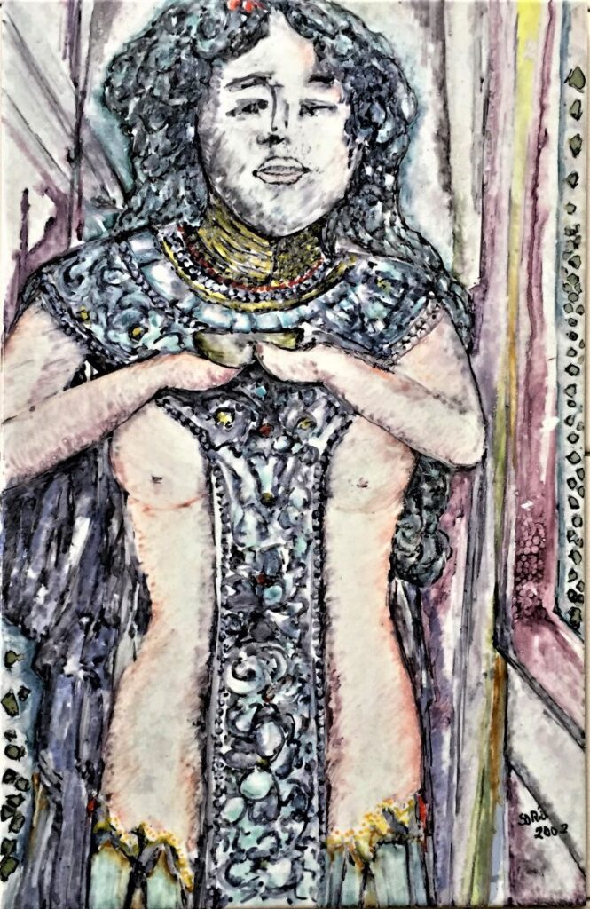 2002 - Donna della Belle Epoque - 25x40 cm