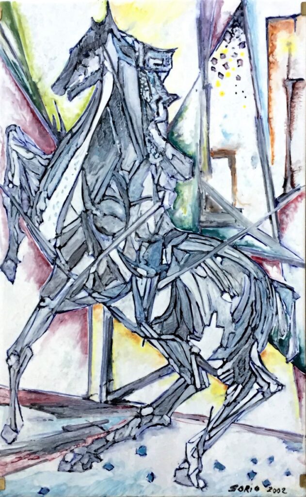 2002 - Il cavallo giovane - 25x40 cm