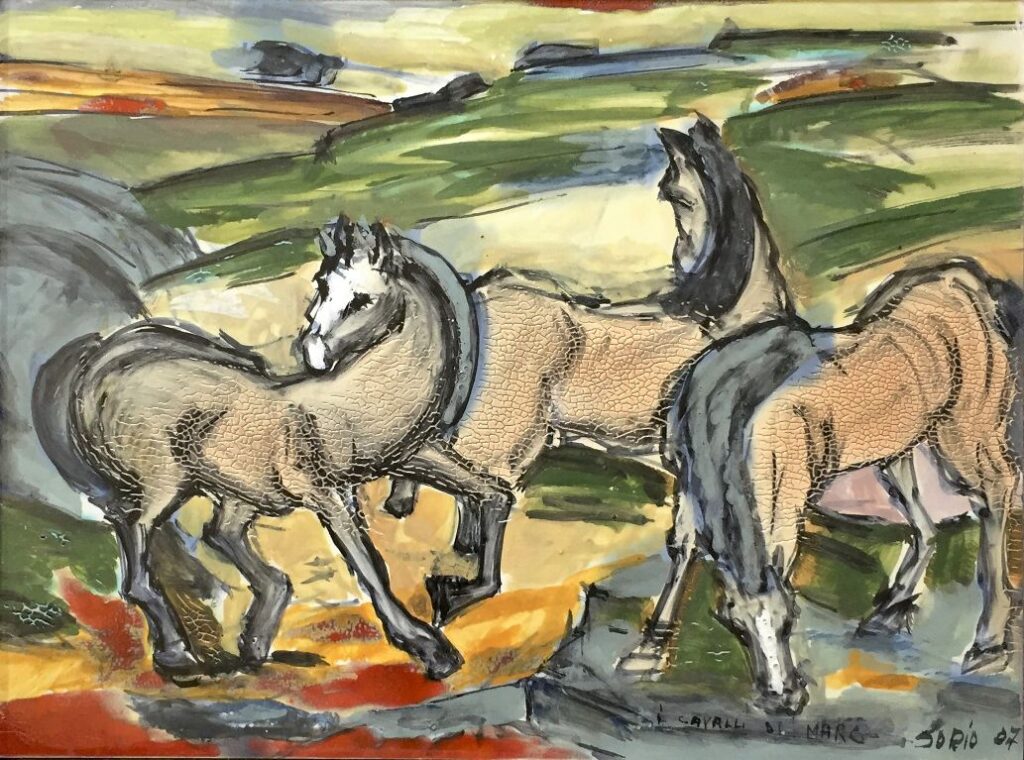 2007 - I cavalli di Marc. Omaggio a Chagall - 33x25 cm