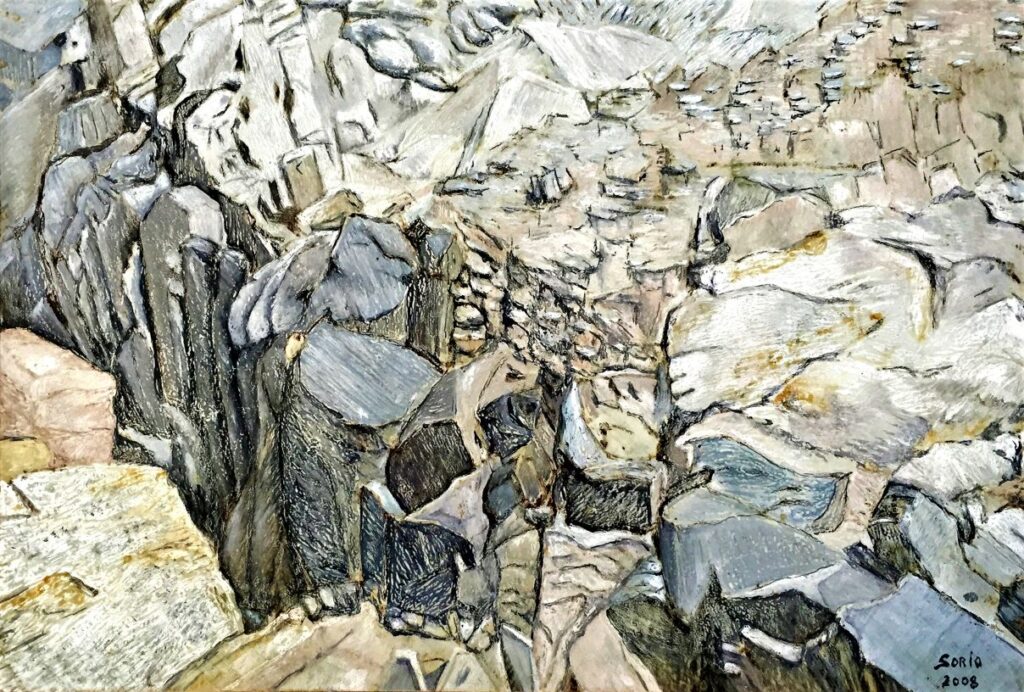 2008 - Rocce magmatiche - 62x42 cm