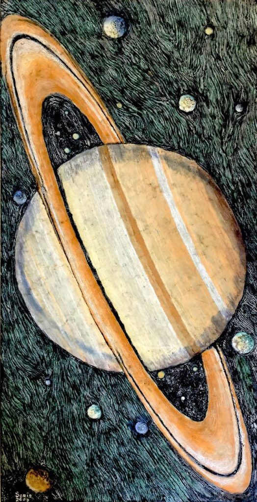 2009 - Saturno - 45x90 cm