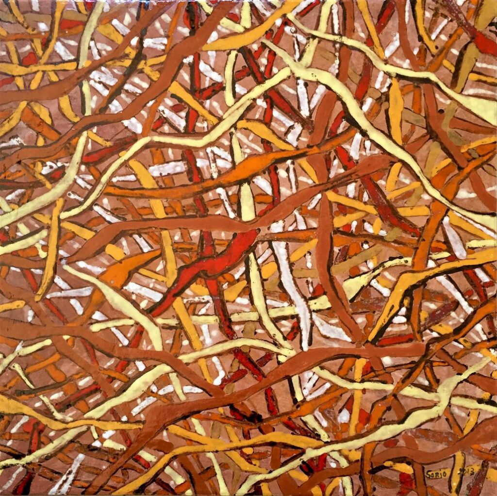 2013 - Le strade della Vita - 47,5x47,5 cm